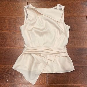 🔴 Karen Millen Sleeveless Top cream size 4